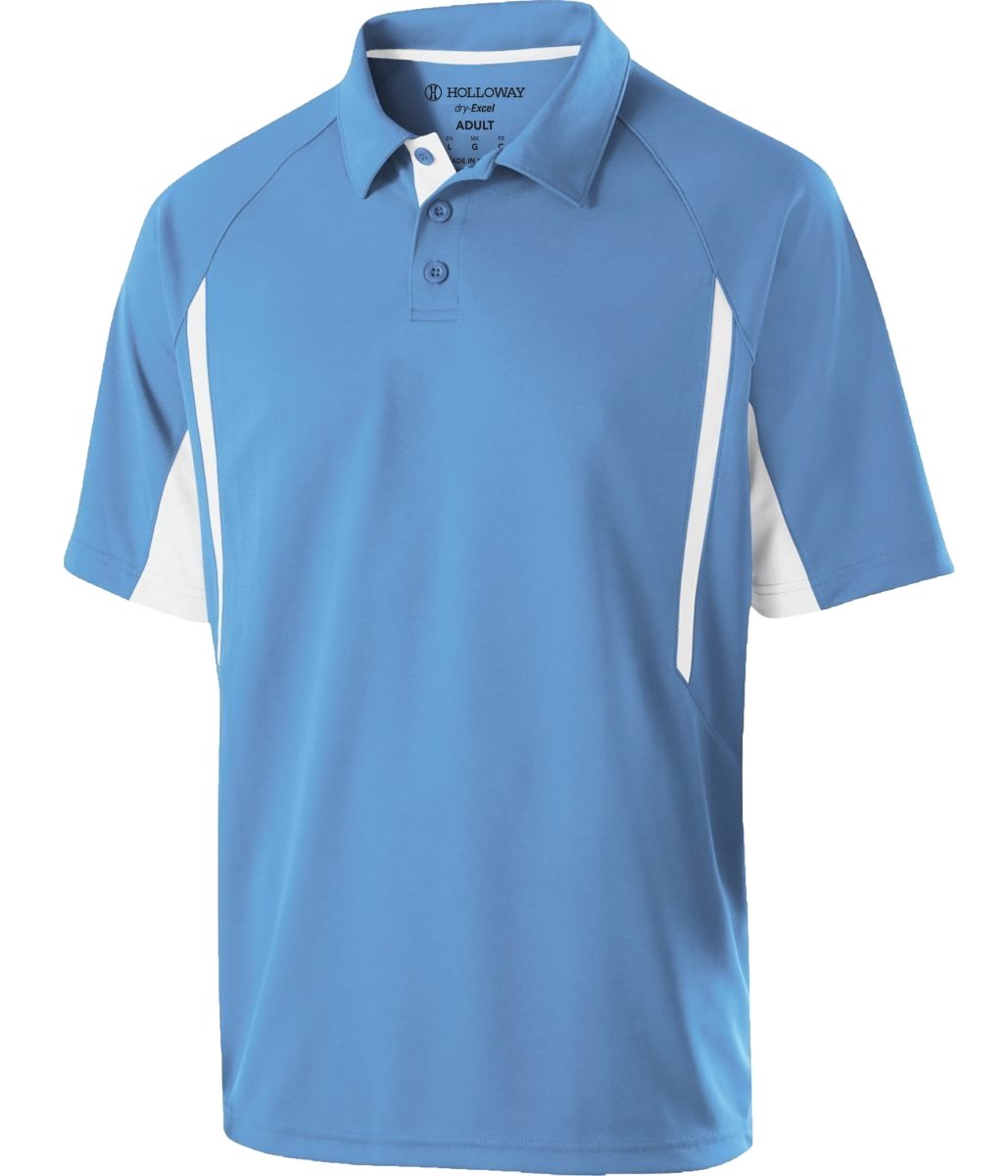 Holloway Avenger Polo 222530 UNIVERSITY BLUE/WHITE S