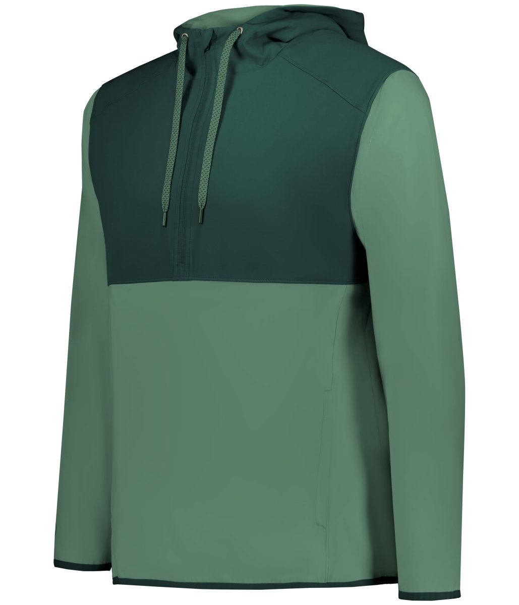 Holloway CITY STRETCH HYBRID PULLOVER - Holloway 223534 DARK GREEN/DARK GREEN TONAL S