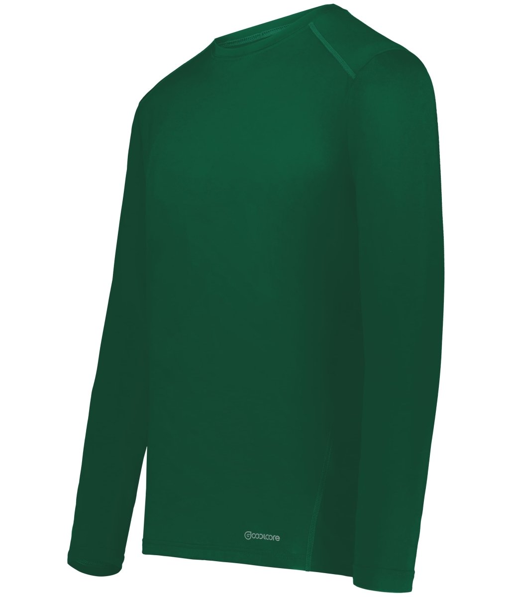 Holloway Essential Long Sleeve Tee Powered by Coolcore® 222138 DARK GREEN S