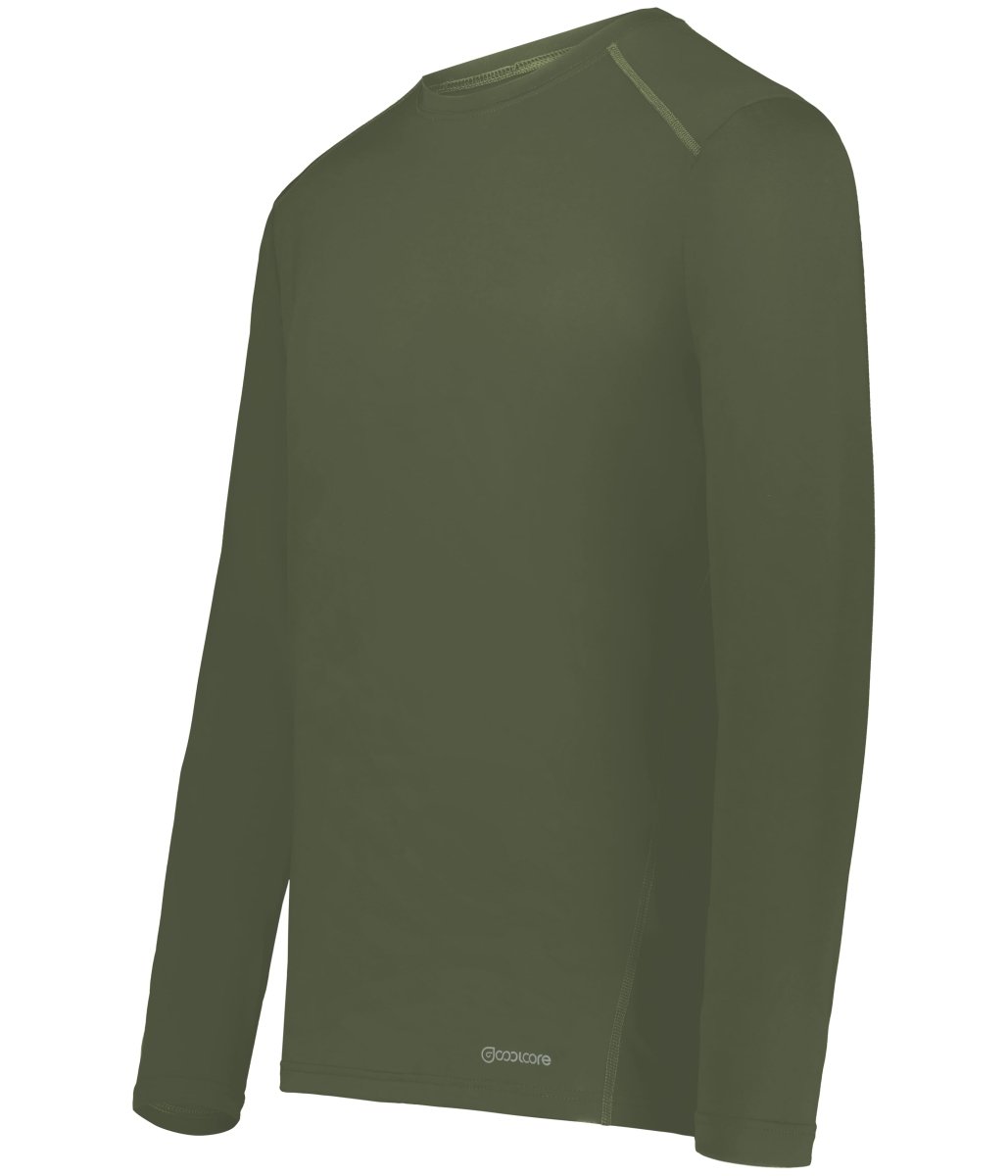 Holloway Essential Long Sleeve Tee Powered by Coolcore® 222138 OLIVE S