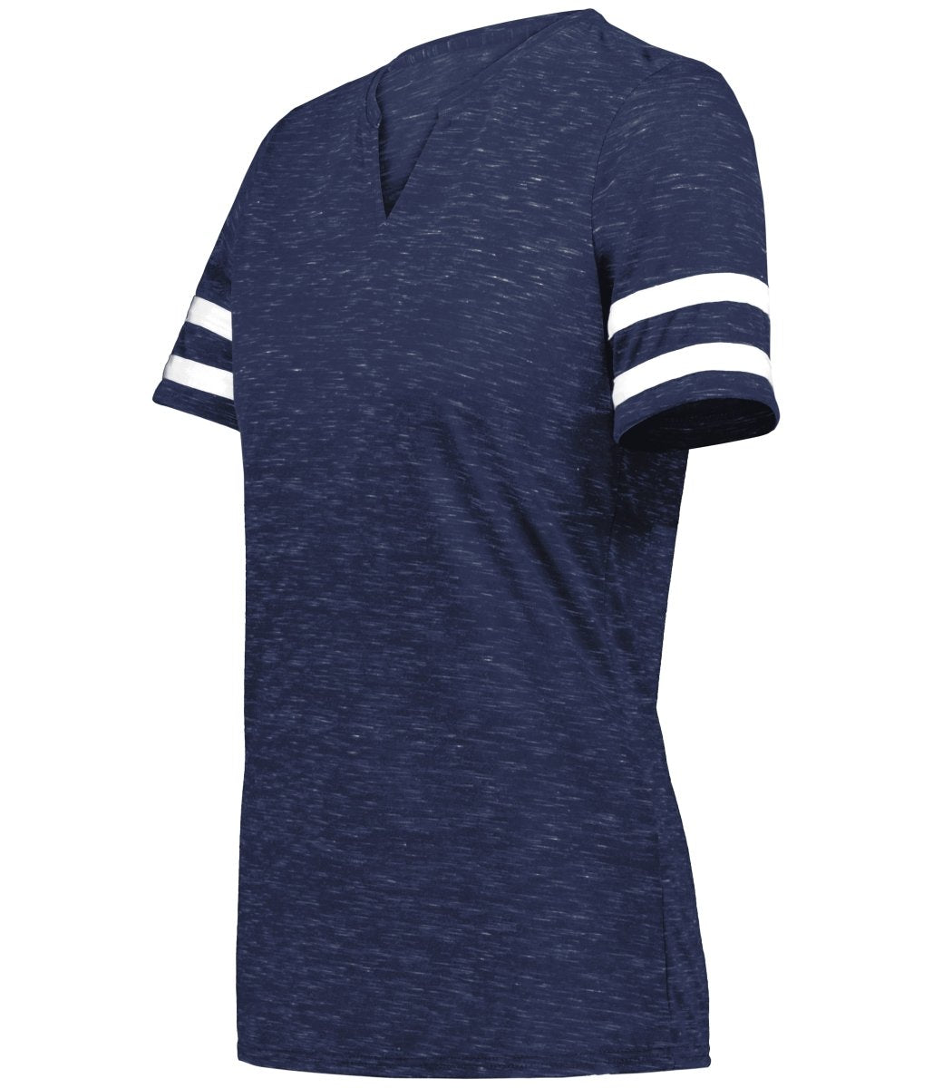 Holloway Girls Monterey Tee 223345 NAVY HEATHER/WHITE S