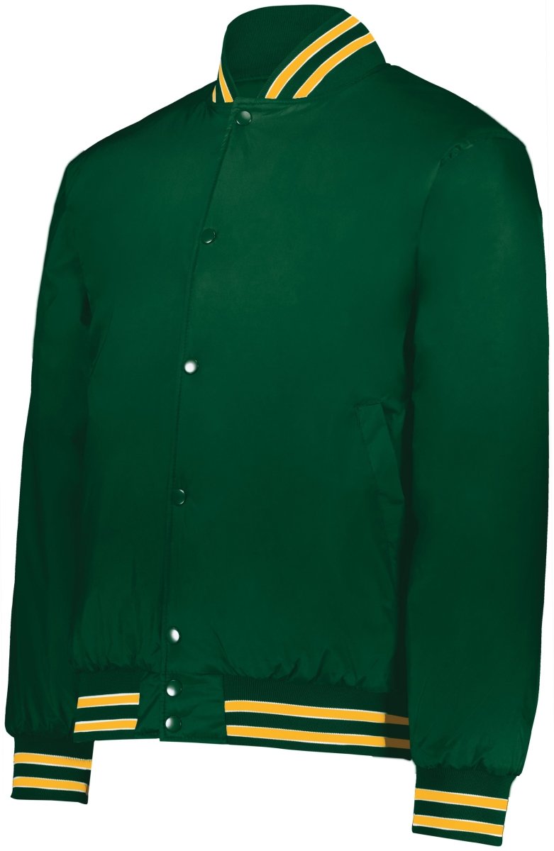 Holloway Heritage Jacket 229140 DARK GREEN/LIGHT GOLD/WHITE S