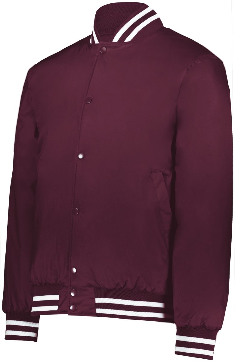 Holloway Heritage Jacket 229140 MAROON/WHITE S