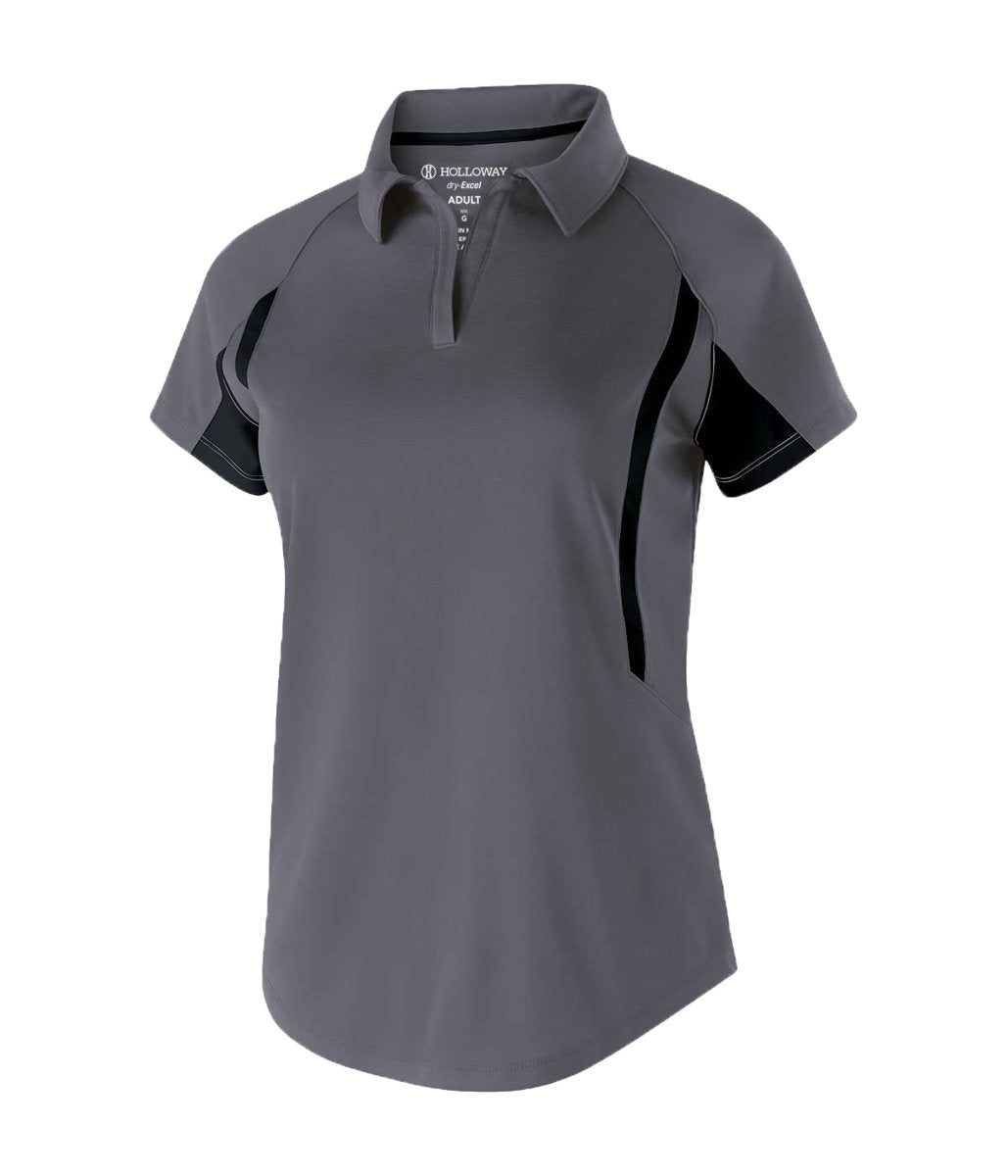 Holloway Ladies Avenger Polo 222730 GRAPHITE/BLACK S