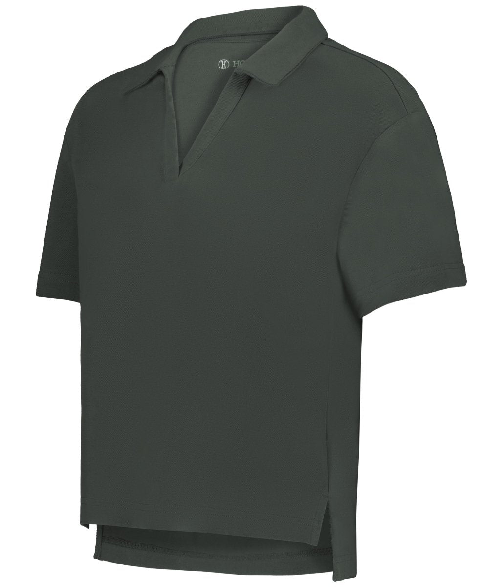 Holloway LADIES CORE COTTON WAIST LENGTH POLO 226372 CARBON S