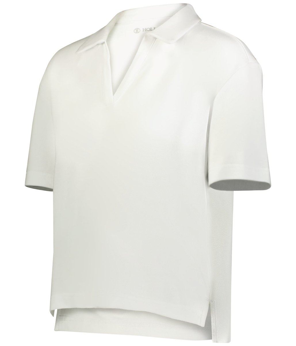 Holloway LADIES CORE COTTON WAIST LENGTH POLO 226372 WHITE S