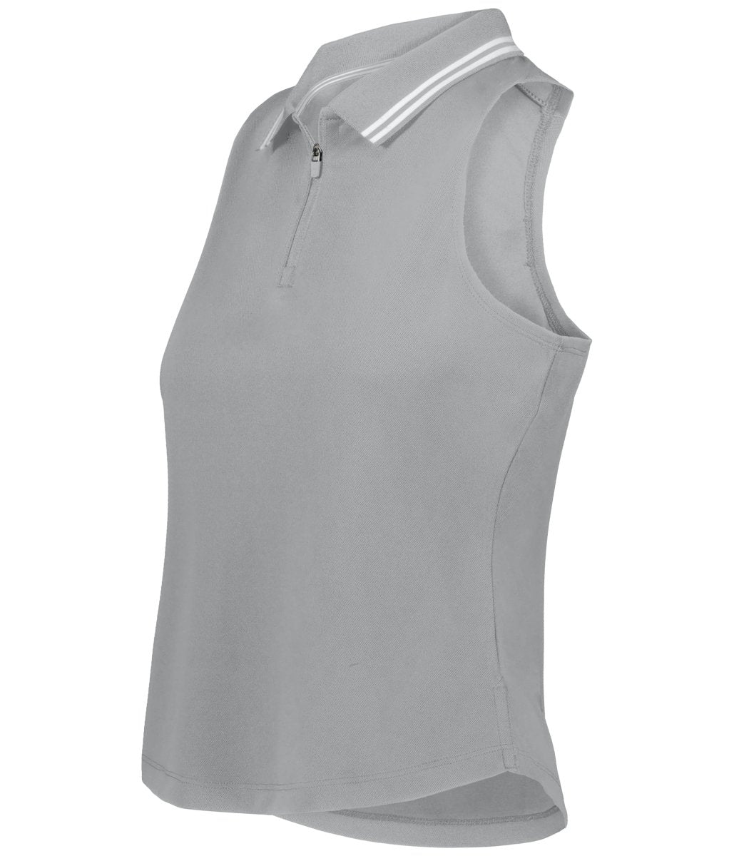 Holloway LADIES COURT SLEEVELESS POLO 223326 PEWTER S