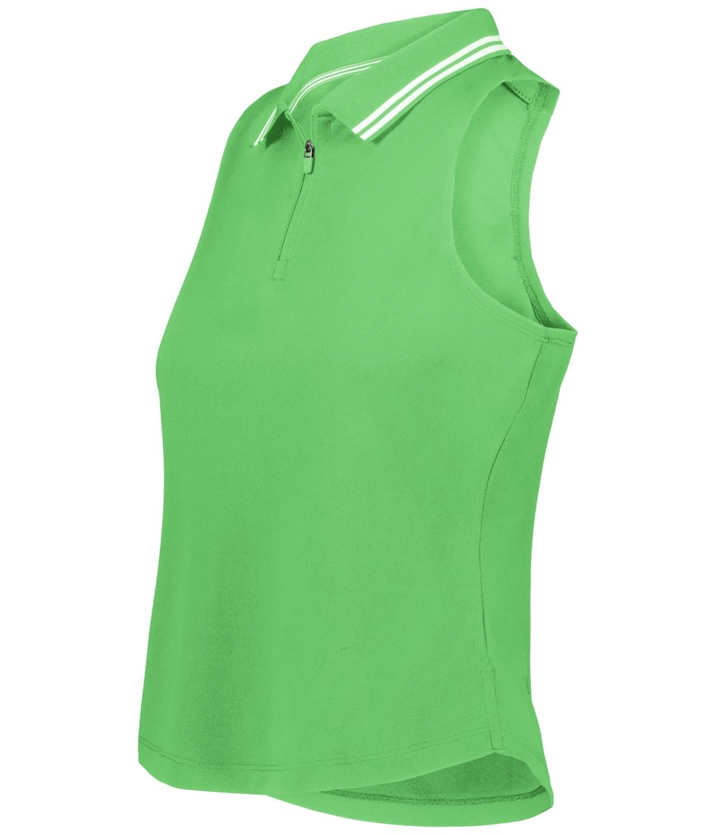 Holloway LADIES COURT SLEEVELESS POLO 223326 RETRO GREEN S