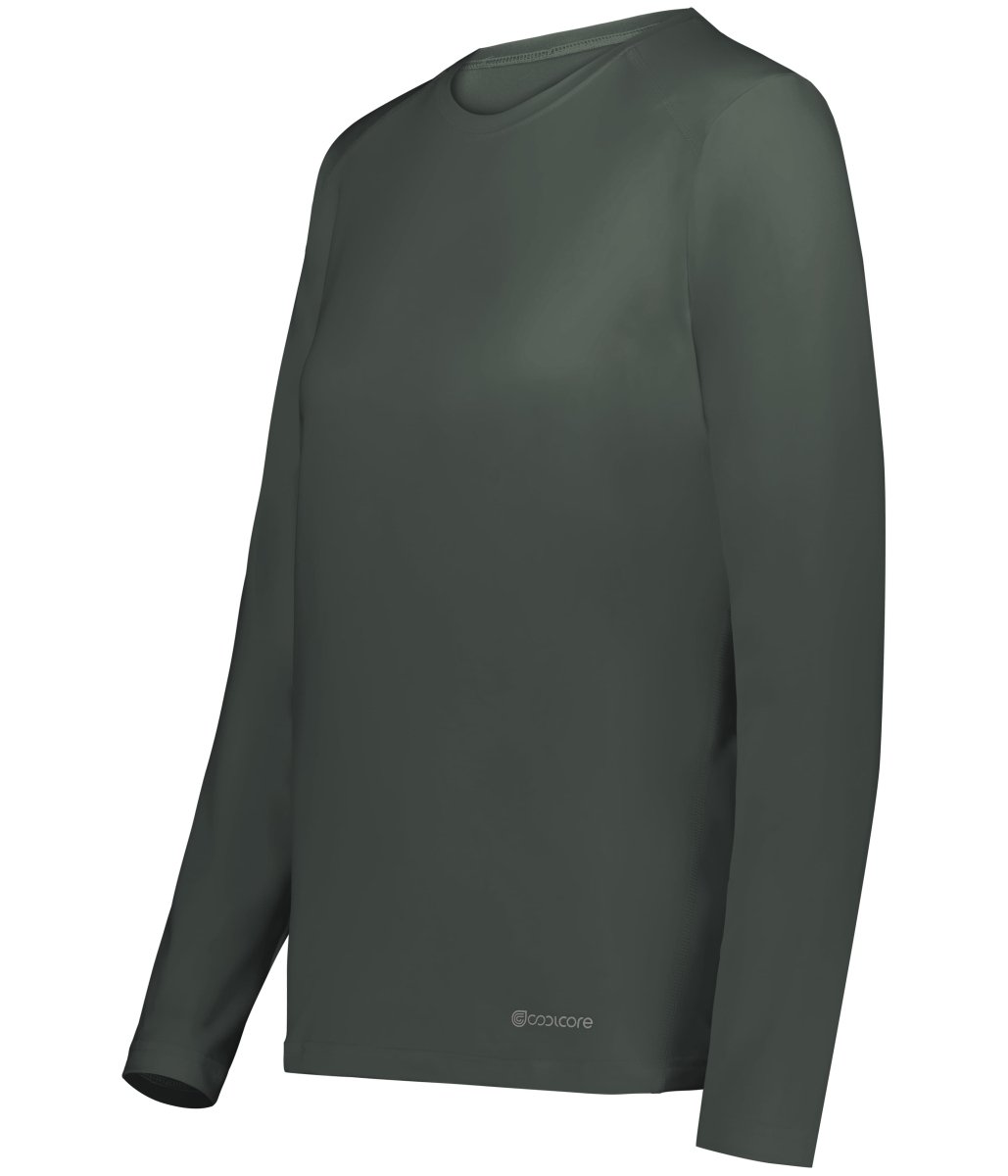 Holloway Ladies Essential Long Sleeve Tee Powered by Coolcore® 222338 IRON S