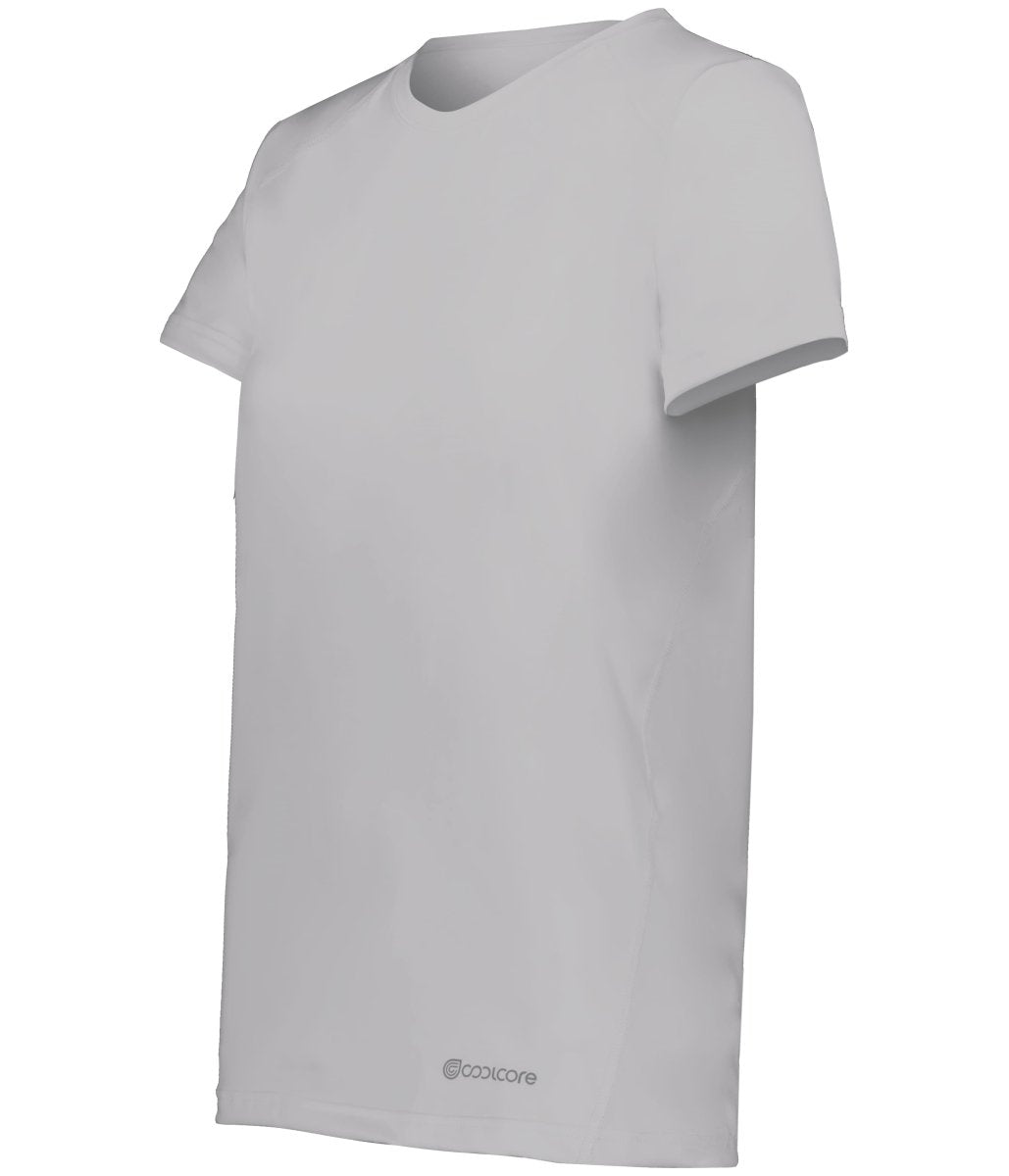 Holloway Ladies Essential Tee Powered by Coolcore® 222336 ATHLETIC GREY S