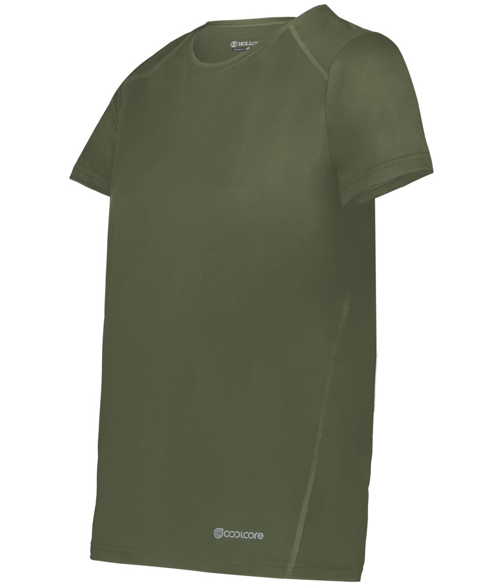 Holloway Ladies Essential Tee Powered by Coolcore® 222336 OLIVE S