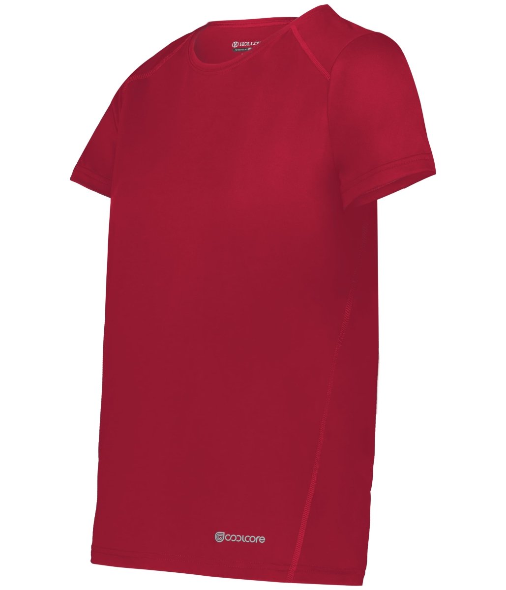 Holloway Ladies Essential Tee Powered by Coolcore® 222336 SCARLET S