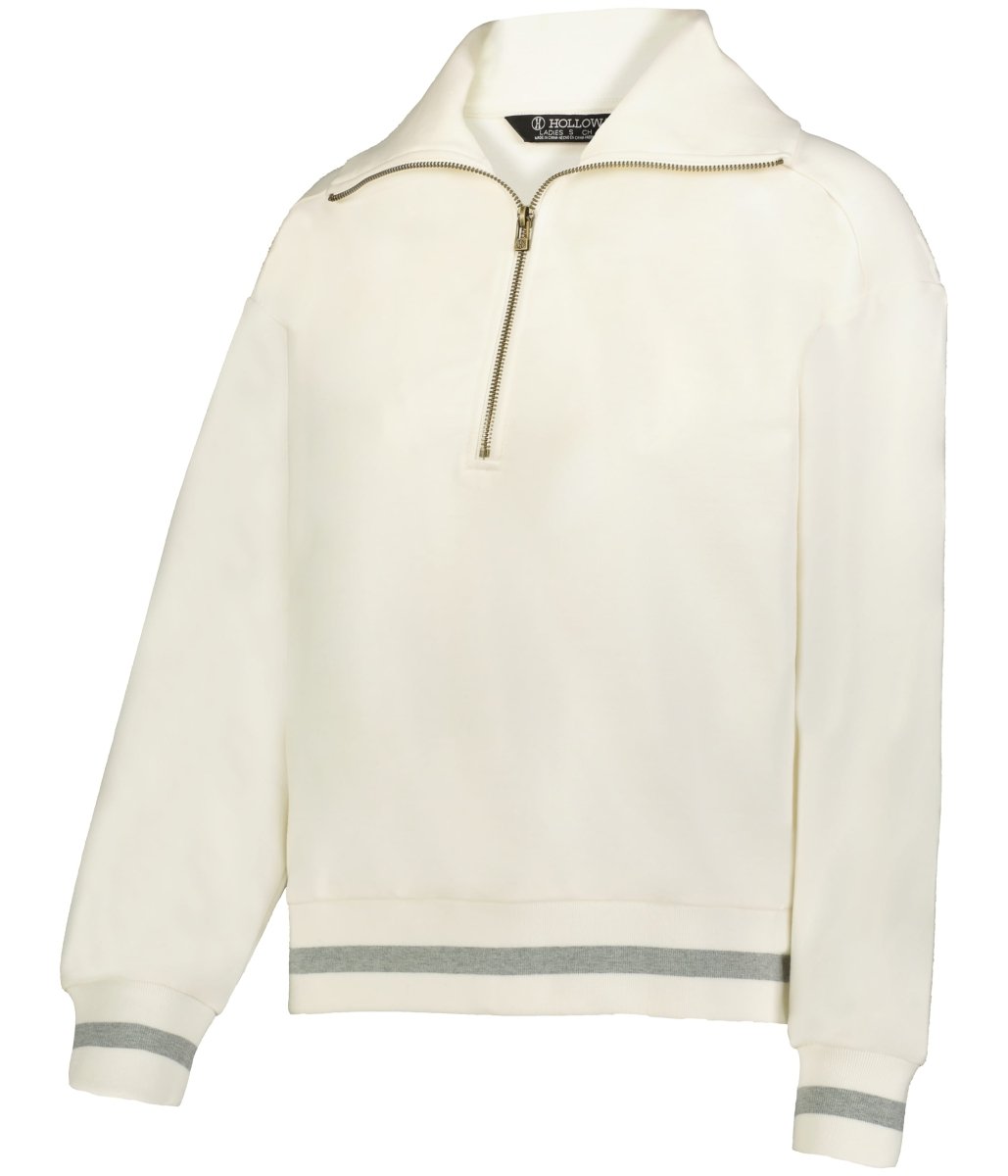 Holloway LADIES HERITAGE PREP PULLOVER 223782 VANILLA/ATHLETIC HEATHER S