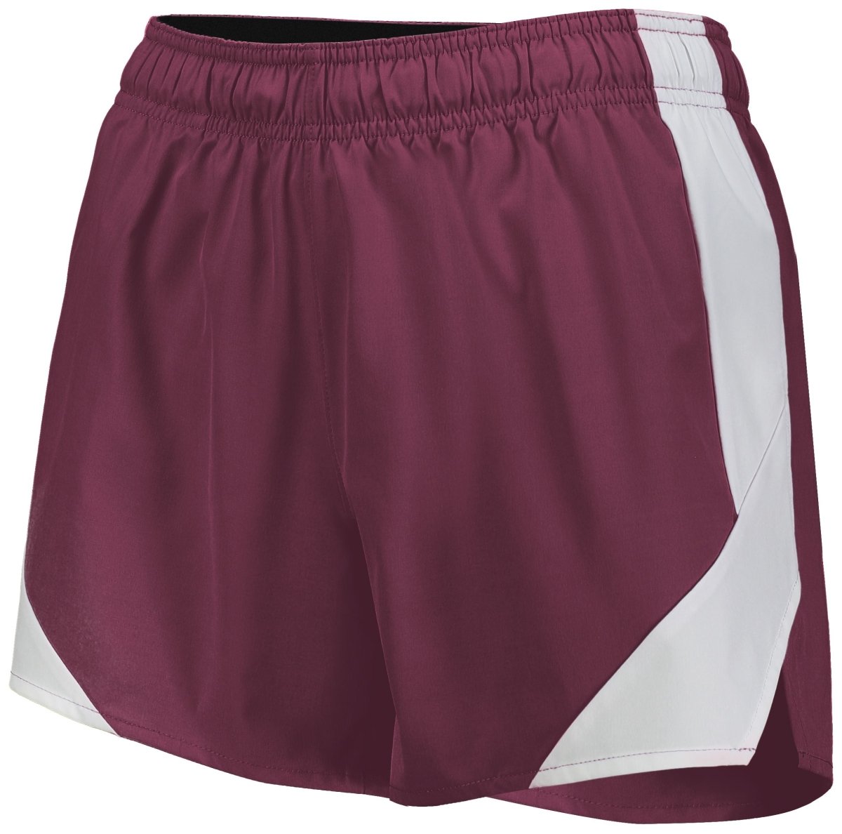 Holloway Ladies Olympus Shorts 229389 MAROON/WHITE S