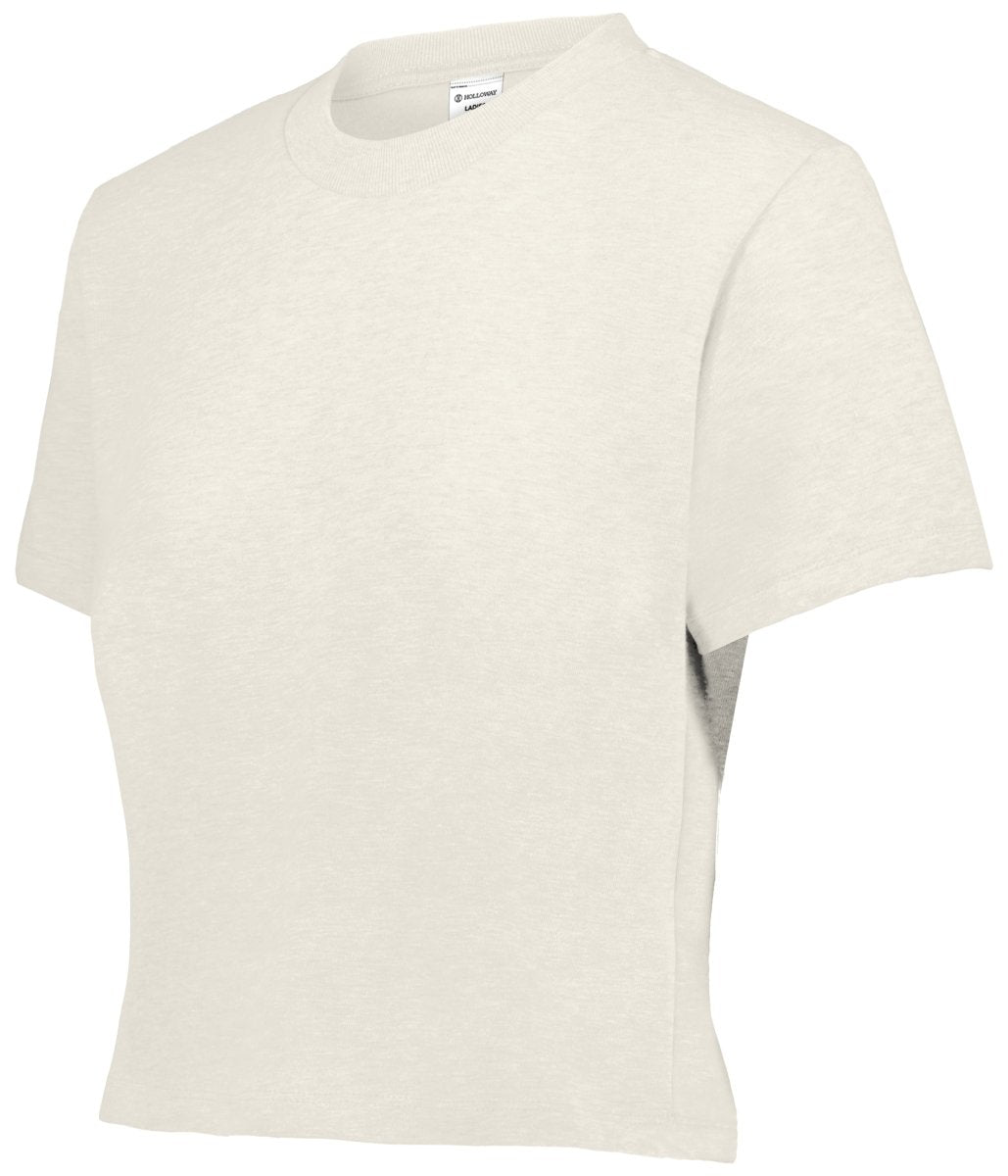 Holloway LADIES SIDNEY HEAVYWEIGHT BOXY TEE 226382 CHALK S