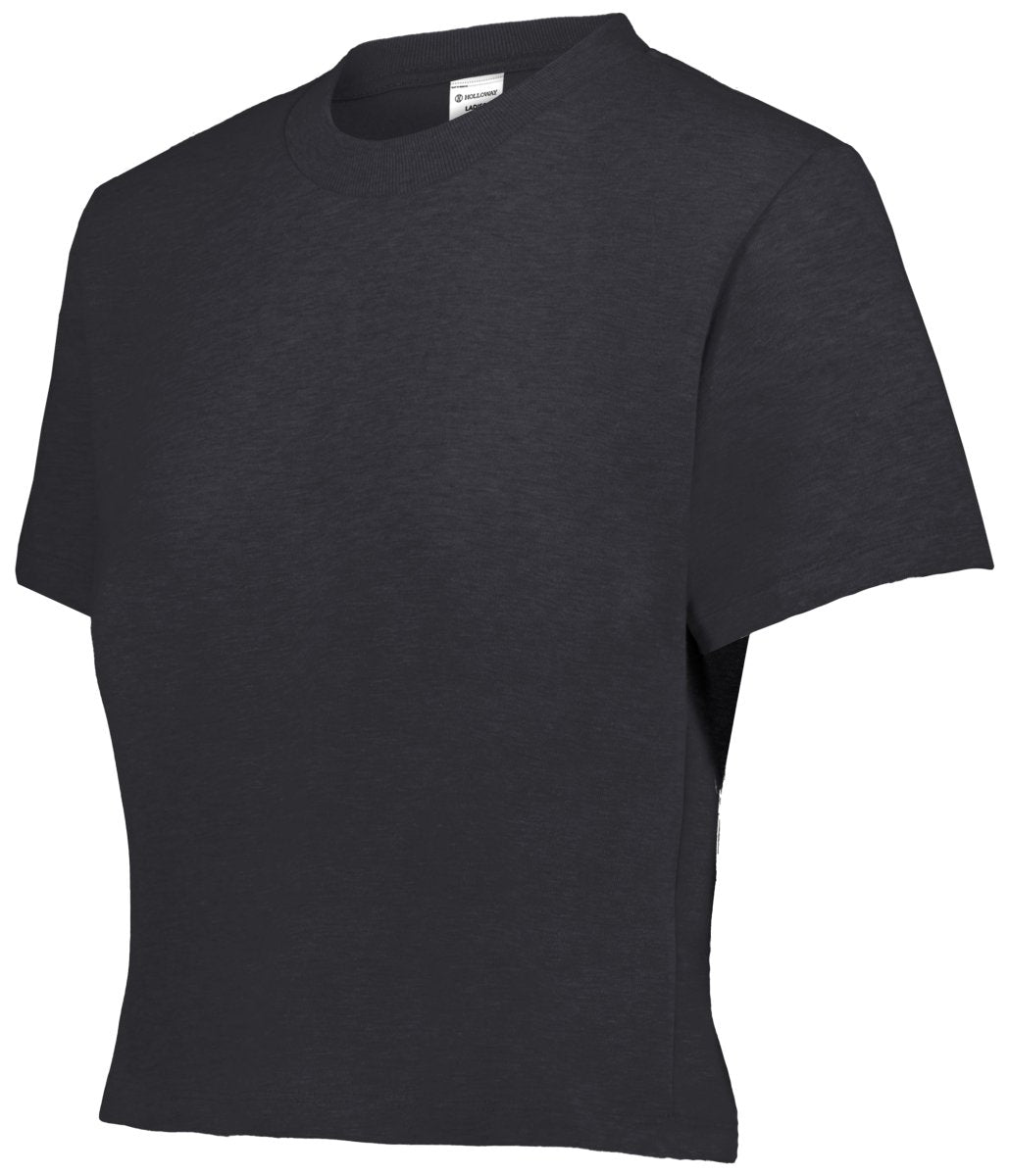 Holloway LADIES SIDNEY HEAVYWEIGHT BOXY TEE 226382 SHADOW S
