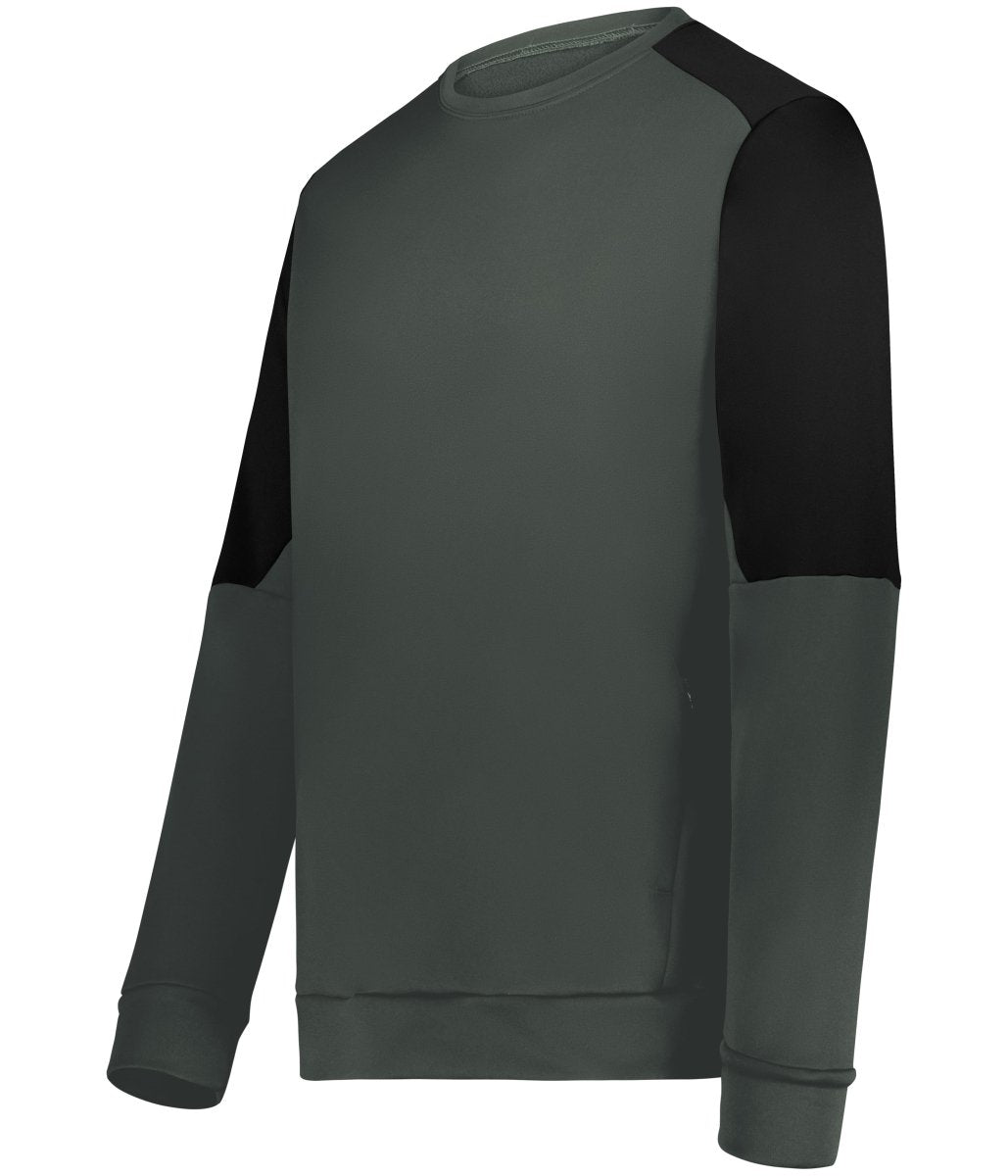 Holloway Momentum Team Fleece Crew 223525 IRON BLACK S