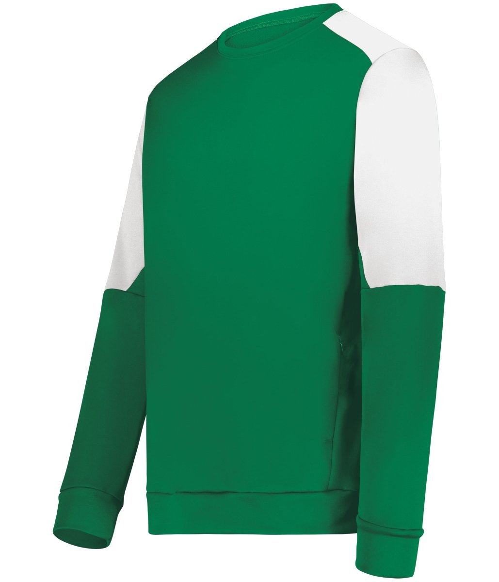 Holloway Momentum Team Fleece Crew 223525 KELLY/WHITE S