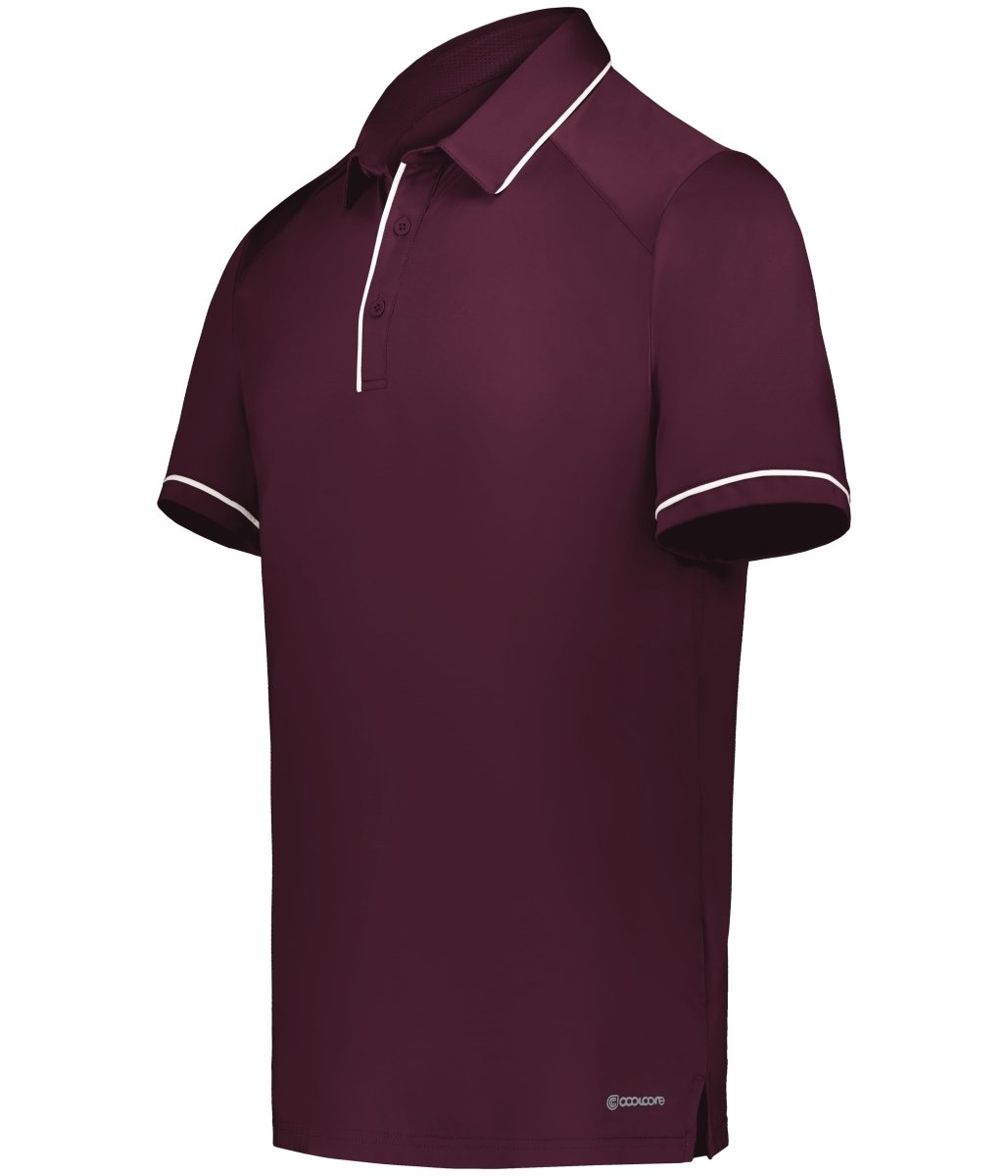 Holloway Performance Polo Powered by Coolcore® 222518 MAROON/WHITE S