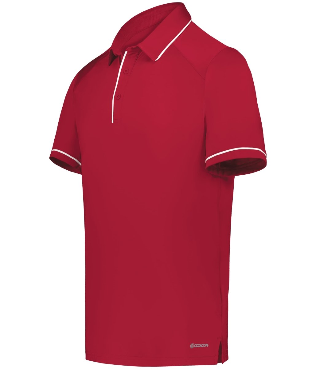 Holloway Performance Polo Powered by Coolcore® 222518 SCARLET/WHITE S