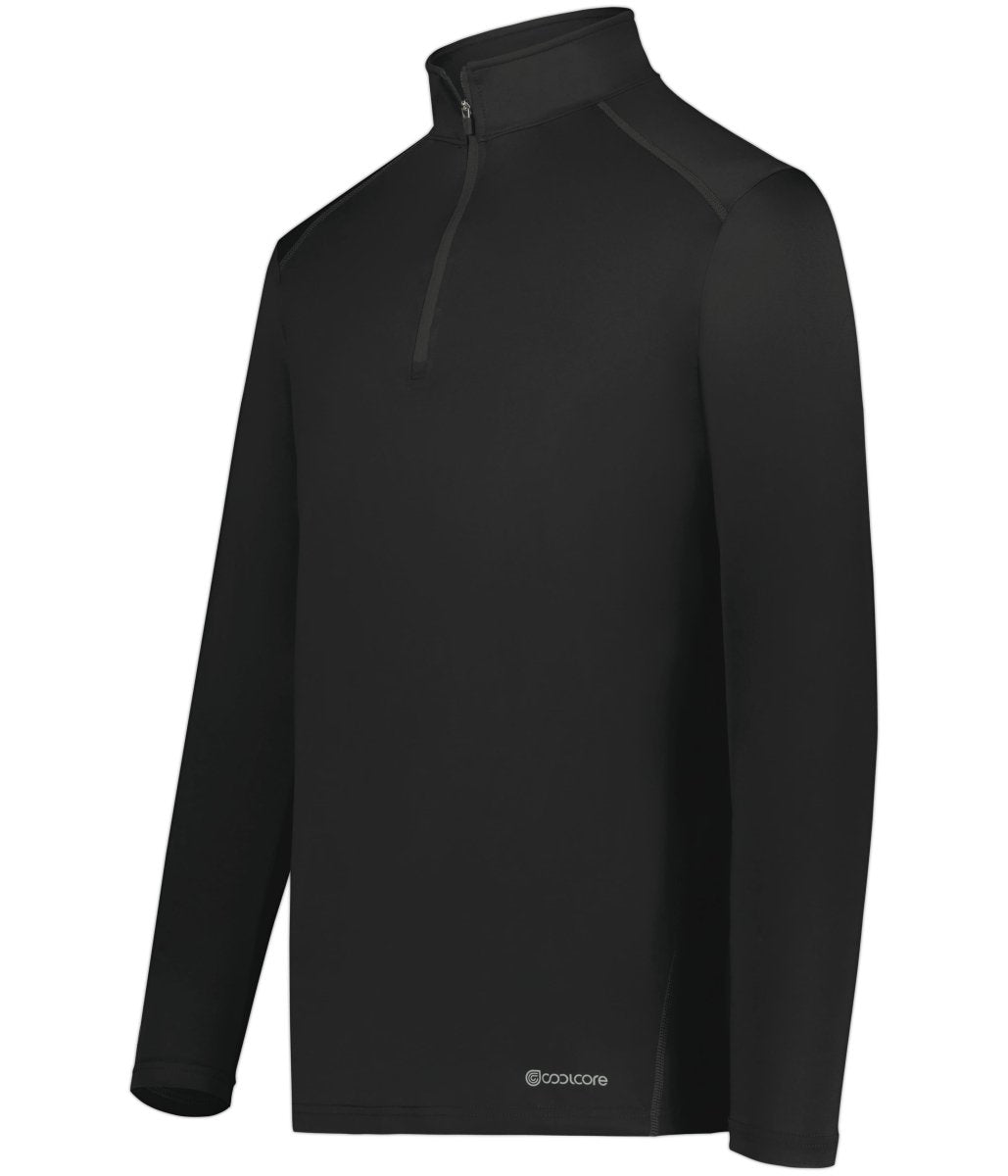 Holloway Youth 1/4 Zip Pullover Powered by Coolcore® 222240 BLACK S