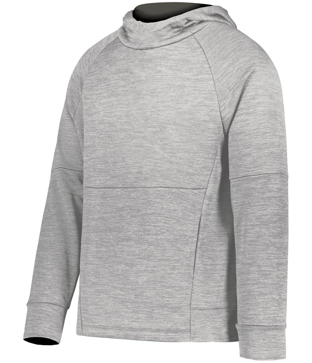 Holloway Youth All - Pro Performance Fleece Hoodie 223680 ATHLETIC GREY HEATHER/IRON S