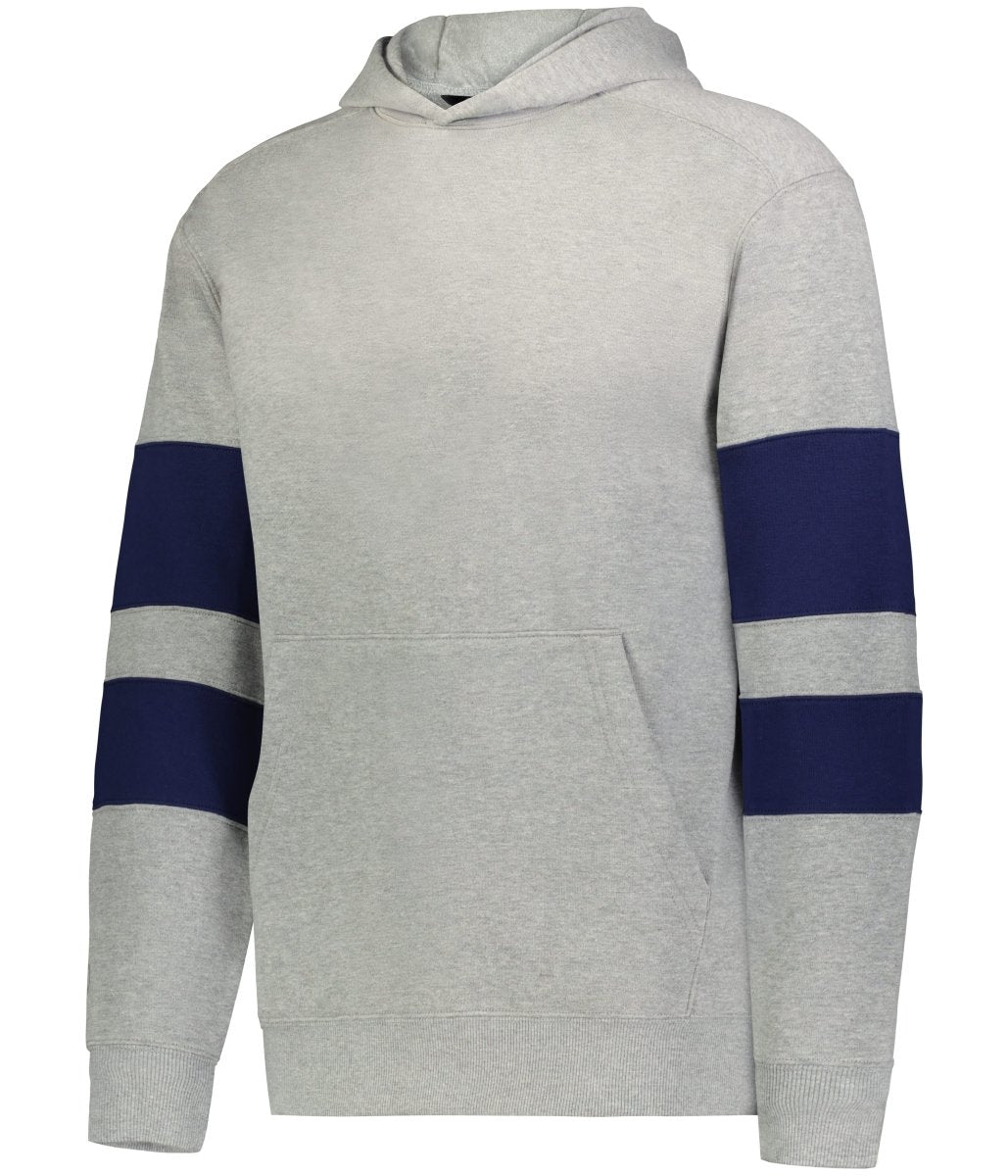 Holloway YOUTH JACKSON WAY HOODIE 229676 CHARCOAL HEATHER/NAVY S
