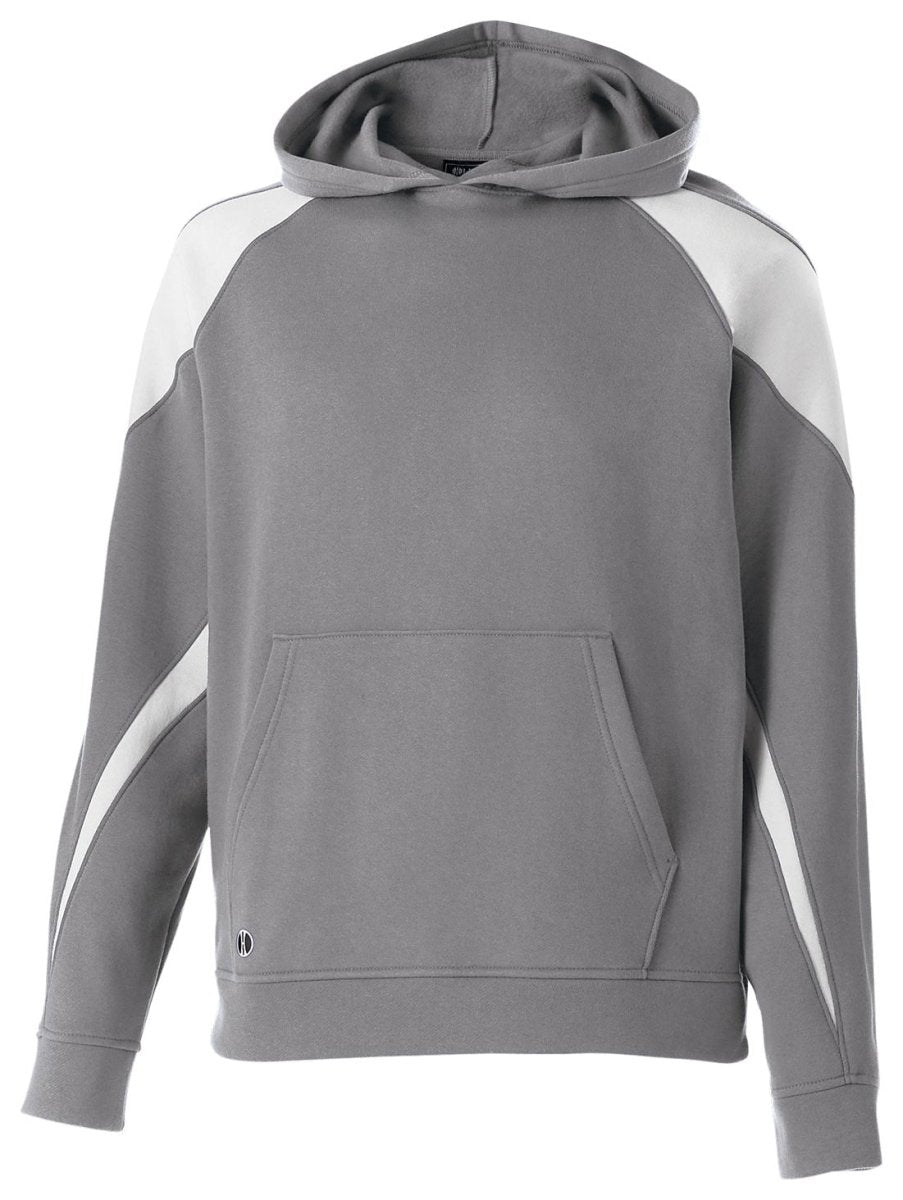 Holloway Youth Prospect Hoodie 229646 CHARCOAL HEATHER/WHITE S