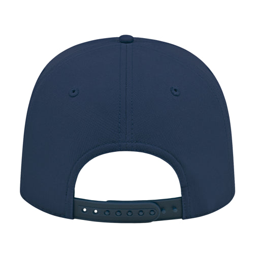 J7256 Clubhouse Performance Rope Cap - Navy with White Rope (Back)