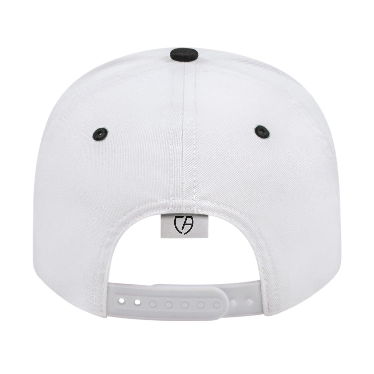 Cap America i8505 Original Poly/Cotton Snapback Cap - White/Black