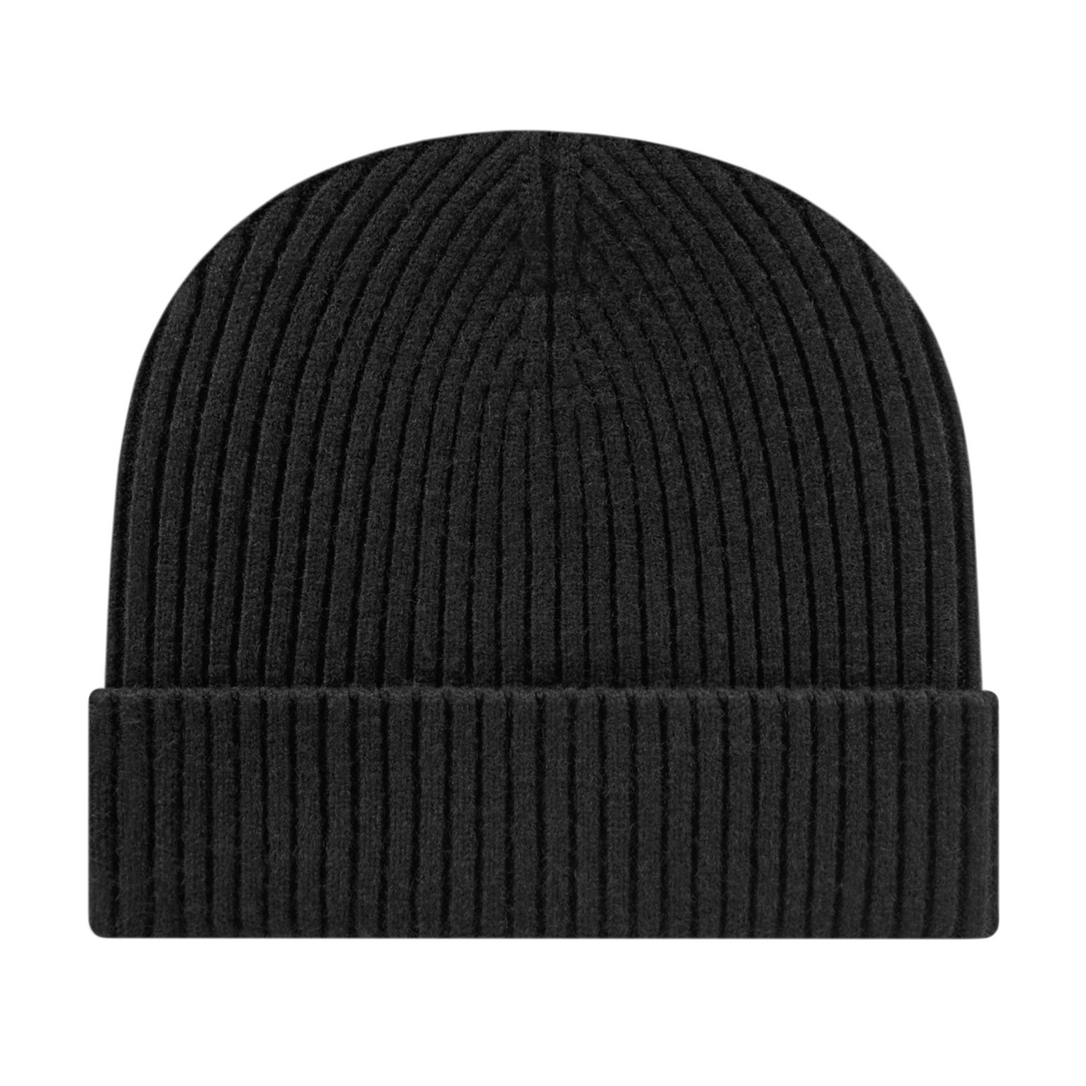 Cap America iK8550 Premium Knit Cap with Cuff - Black