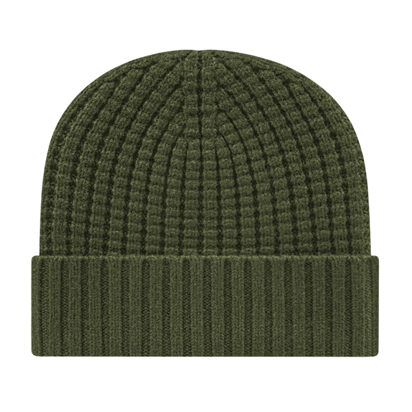 Cap America iK8552 Premium Waffle Knit Cap with Cuff