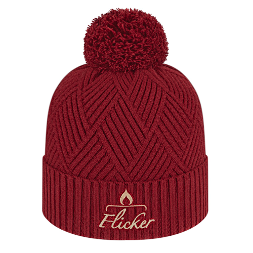 Cap America iK8554 Premium Diagonal Weave Knit Cap with Cuff