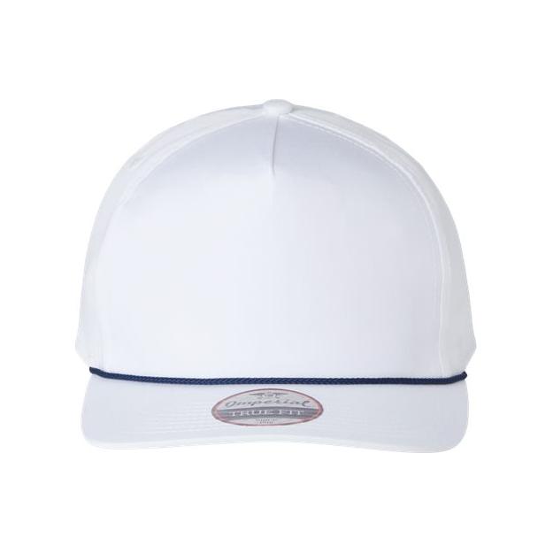 Imperial The Barnes Cap - Imperial 5056 White/ Navy Adjustable Hats
