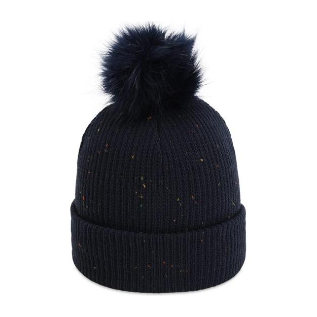Imperial The Montage Pom Cuffed Beanie - Imperial 6014 Black One Size Beanies