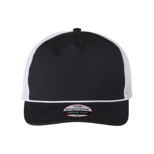 Imperial The Rabble Rouser Cap - Imperial 5055 Black/ White/ White Adjustable Hats