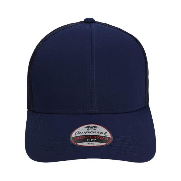 Imperial The Whitaker Mesh Cap - Imperial 1988M Dark Blue Adjustable Hats
