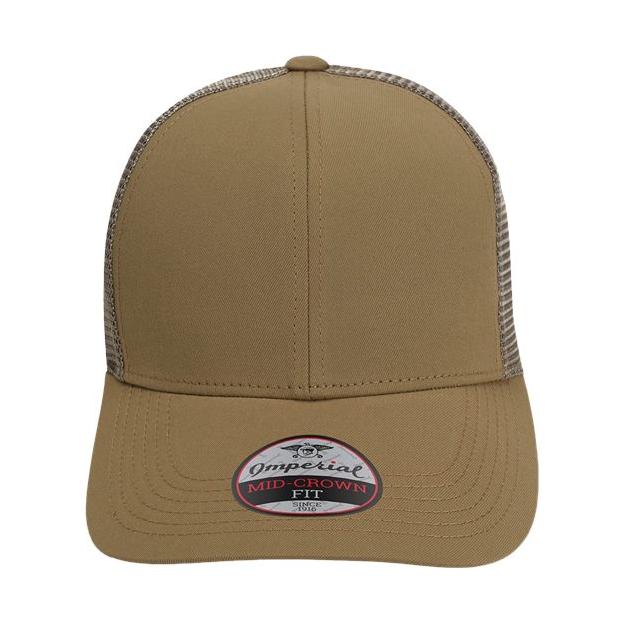 Imperial The Whitaker Mesh Cap - Imperial 1988M Khaki Adjustable Hats