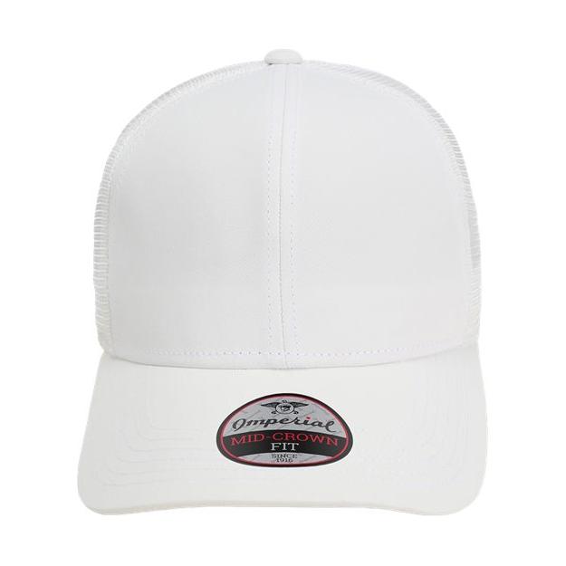Imperial The Whitaker Mesh Cap - Imperial 1988M White Adjustable Hats