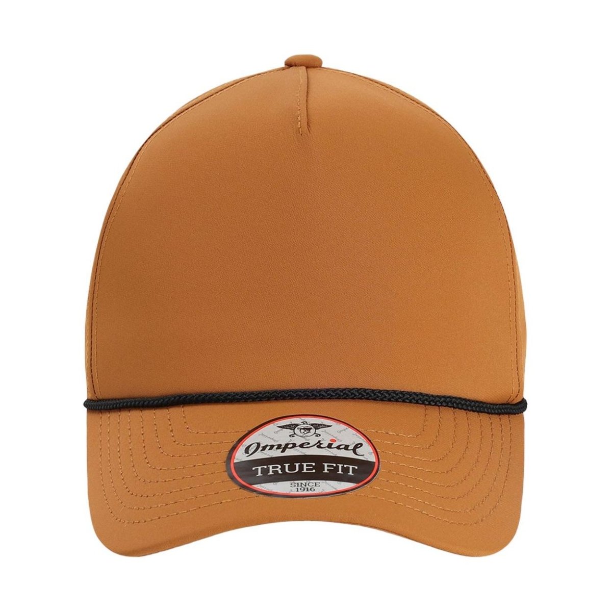 Imperial The Wrightson Cap - Imperial 5054 Buckthorn Brown/ Black Adjustable Golf Caps
