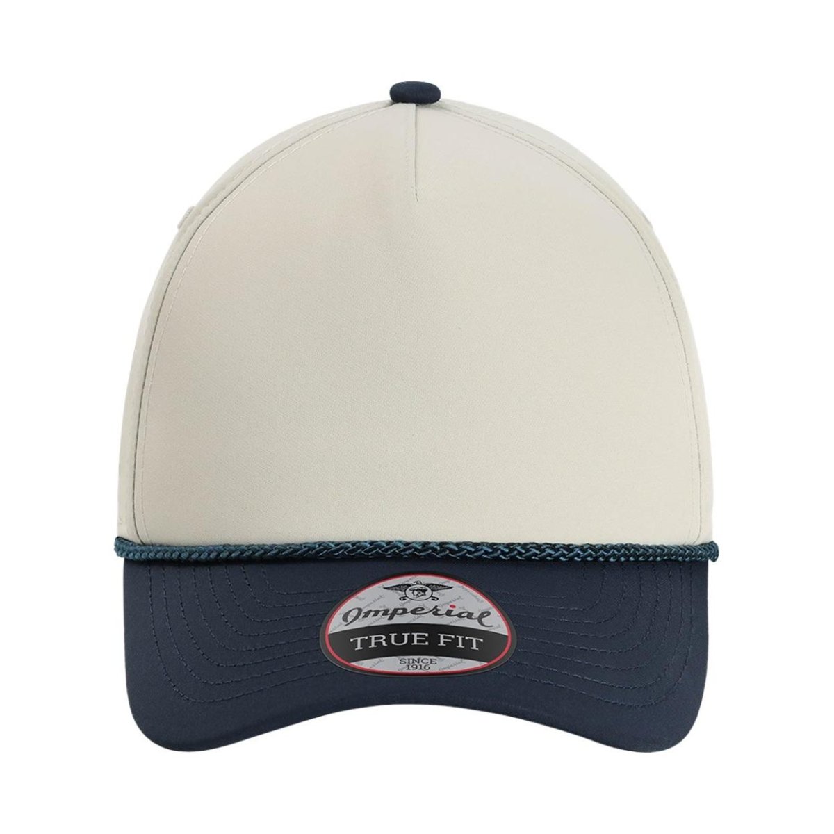 Imperial The Wrightson Cap - Imperial 5054 Putty/ Navy/ Navy Adjustable Golf Caps
