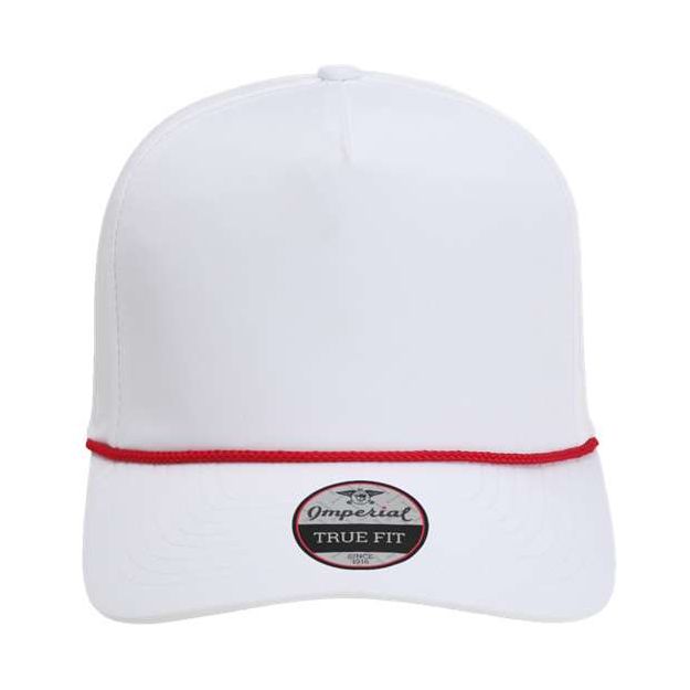 Imperial The Wrightson Cap - Imperial 5054 White/ White Adjustable Golf Caps