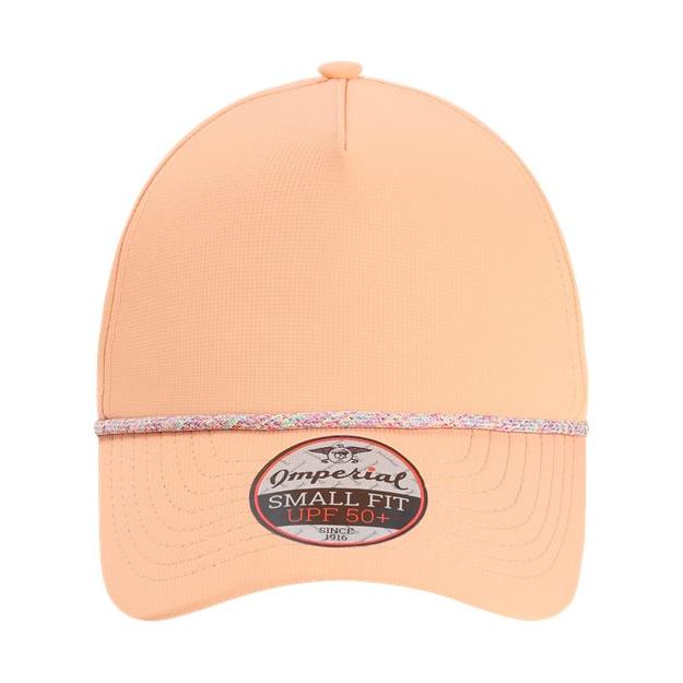 Imperial Women's The Corral Cap - Imperial L5059 White/ Peach Adjustable Women's Caps