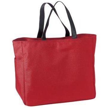 Improved Essential Tote Red Tote Bags
