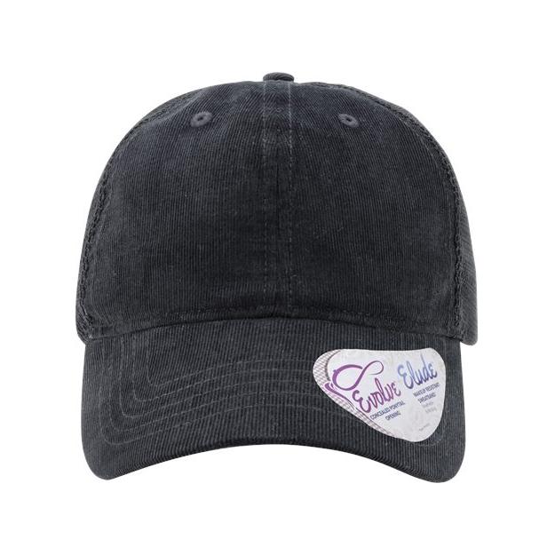 Infinity Her Women's Corduroy Cap - Infinity Her JO Black / Black Leopard/ Black Adjustable Hats