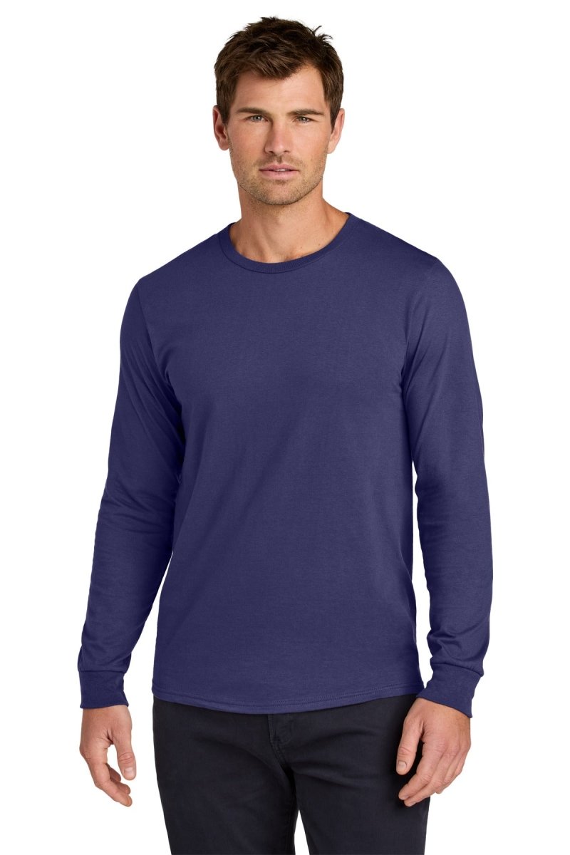 Jerzees Classics ™ Unisex Cotton Long Sleeve T-Shirt 363L - Jerzees 363L Deep Purple S T-Shirts
