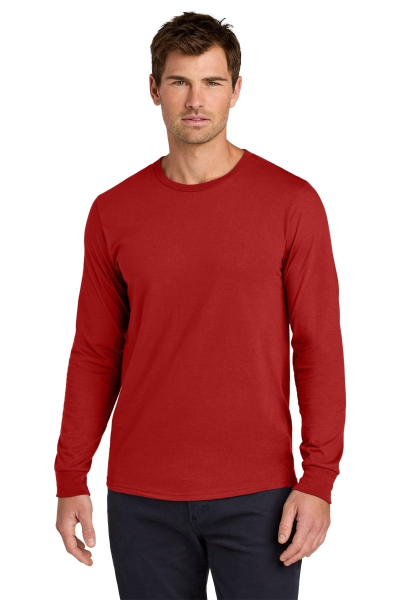 Jerzees Classics ™ Unisex Cotton Long Sleeve T-Shirt 363L - Jerzees 363L True Red S T-Shirts