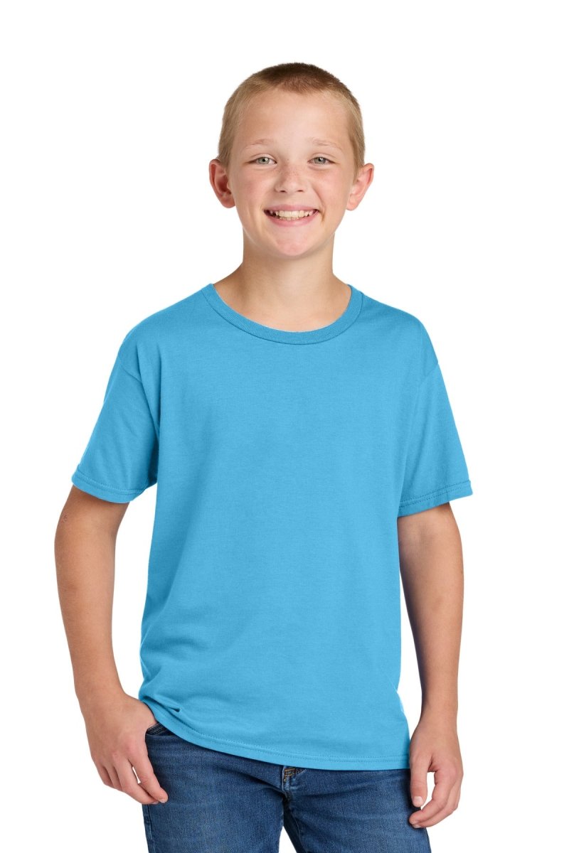 Jerzees Classics ™ Youth Cotton T-Shirt 363Y - Jerzees 363Y Aquatic Blue XS T-Shirts