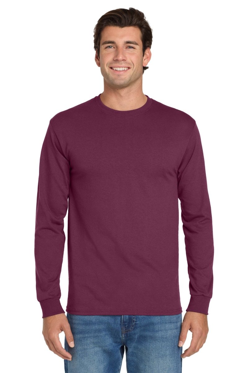 Jerzees ® - Dri - Power ® 50/50 Cotton/Poly Long Sleeve T-Shirt. 29LS - Jerzees 29LS Maroon S Long Sleeve T-Shirts