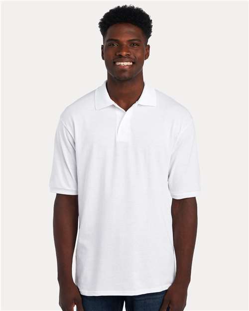 JERZEES Men's Dri - Power® Polo - JERZEES 437R White S